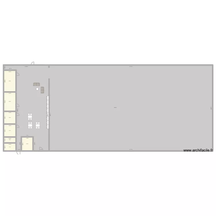 Batiment id&eacute;al. Plan de 8 Pièces et 1505 m²