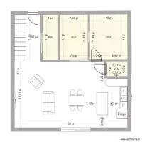 Plan maison 32X32