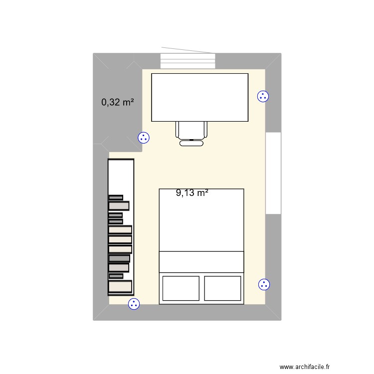 Chambre 2. Plan de 0 pièce et 0 m2