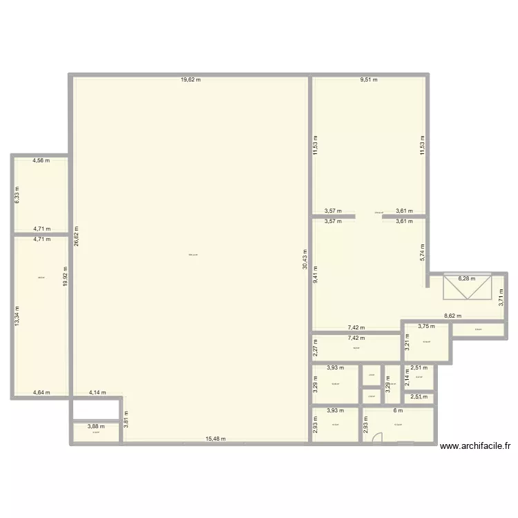 lidl maison. Plan de 15  et 993 m²