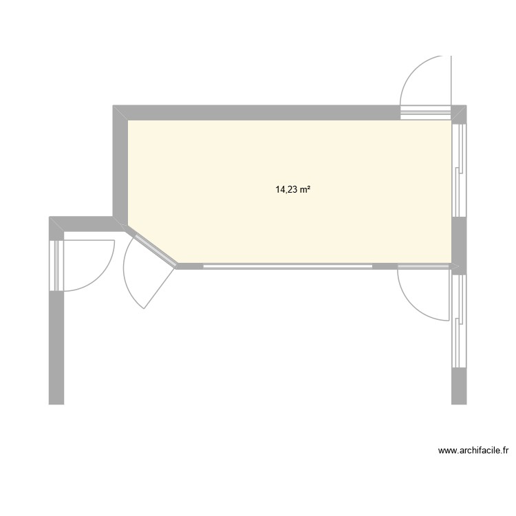 bureau. Plan de 0 pièce et 0 m2