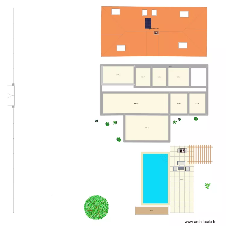 LE TERTRE. Plan de 9 Pièces et 120 m² LE TERTRE. Plan de 9 Pièces et 120 m²
