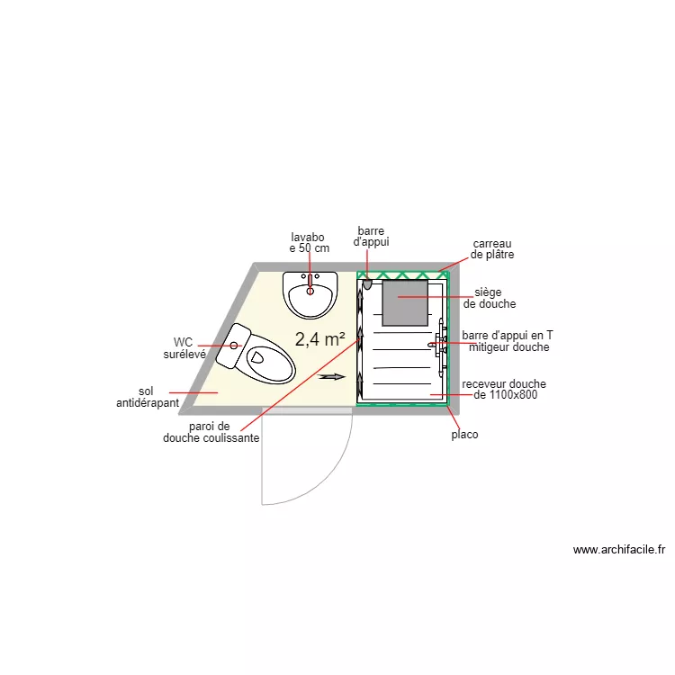 warin jacques . Plan de 
