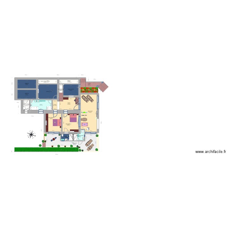 trencall villa niveau piscine 2025. Plan de 0 pièce et 0 m2