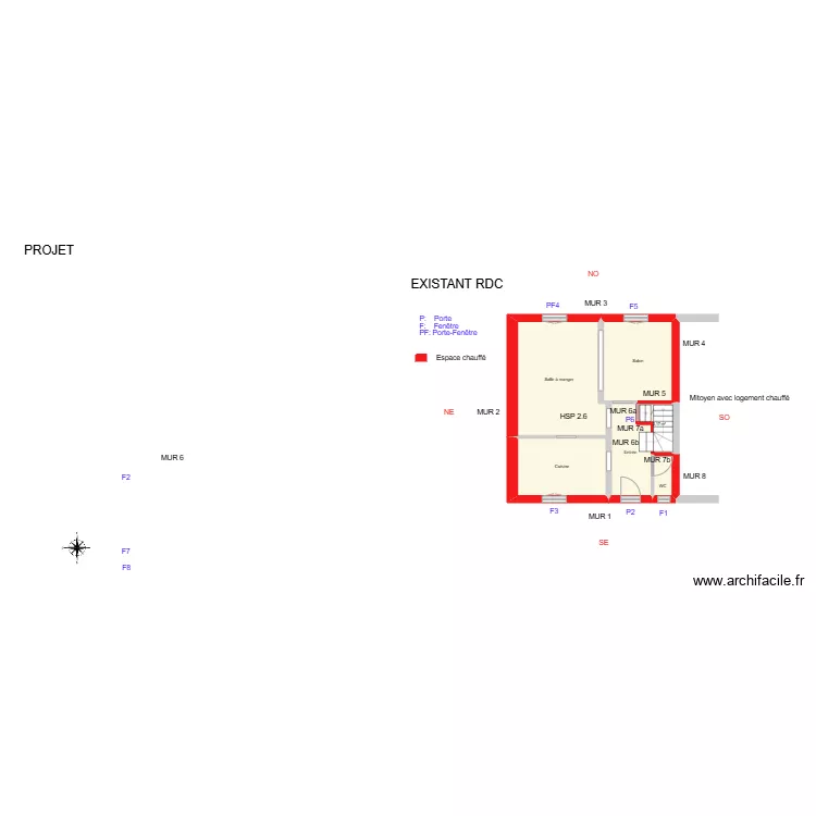 REVOL_ Existant. Plan de REVOL_ Existant. Plan de