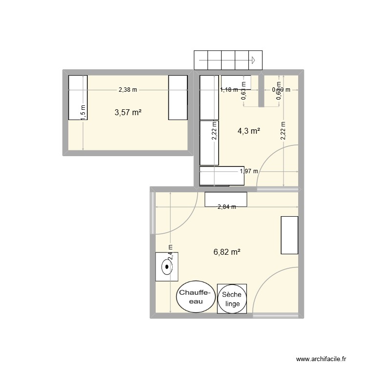 BUANDERIE. Plan de 0 pièce et 0 m2
