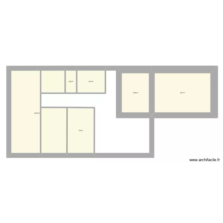 agrandissement Arnaud. Plan de 