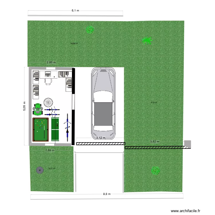 GARAGE MERVILLE. Plan de GARAGE MERVILLE. Plan de