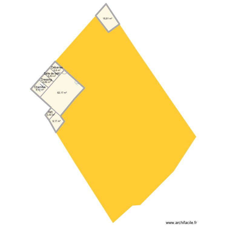 Beau soleil. Plan de 0 pièce et 0 m2