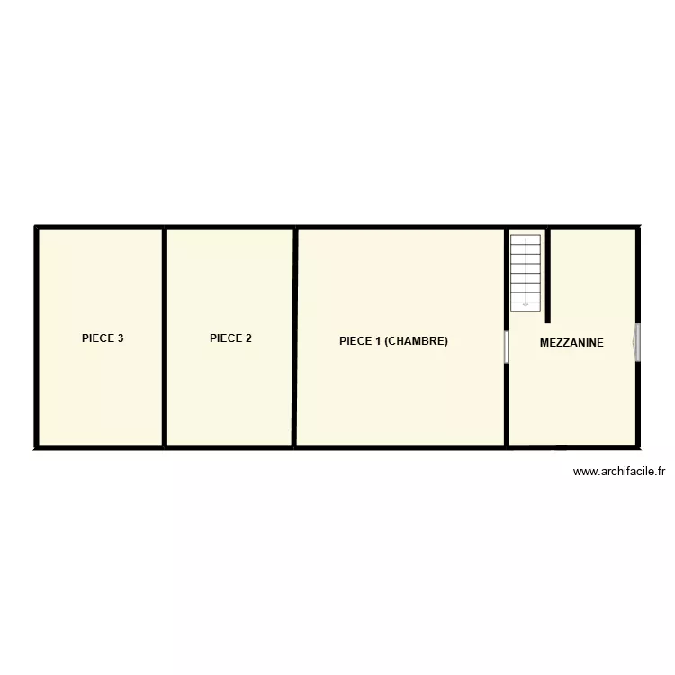 GOUDIER. Plan de 4  et 94 m²
