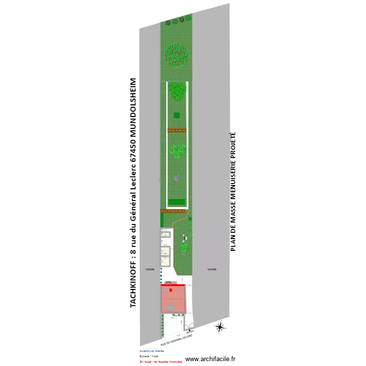 Plan de Masse Leclerc VELUX Escalier. Plan de 