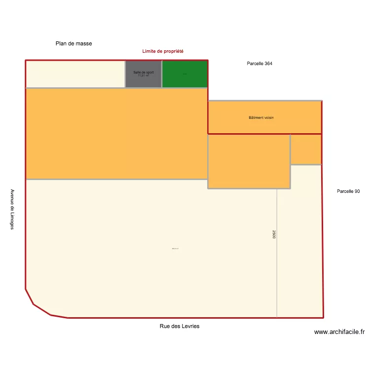 SDS plan de masse. Plan de 8 et 847 m² SDS plan de masse. Plan de 8 et 847 m²