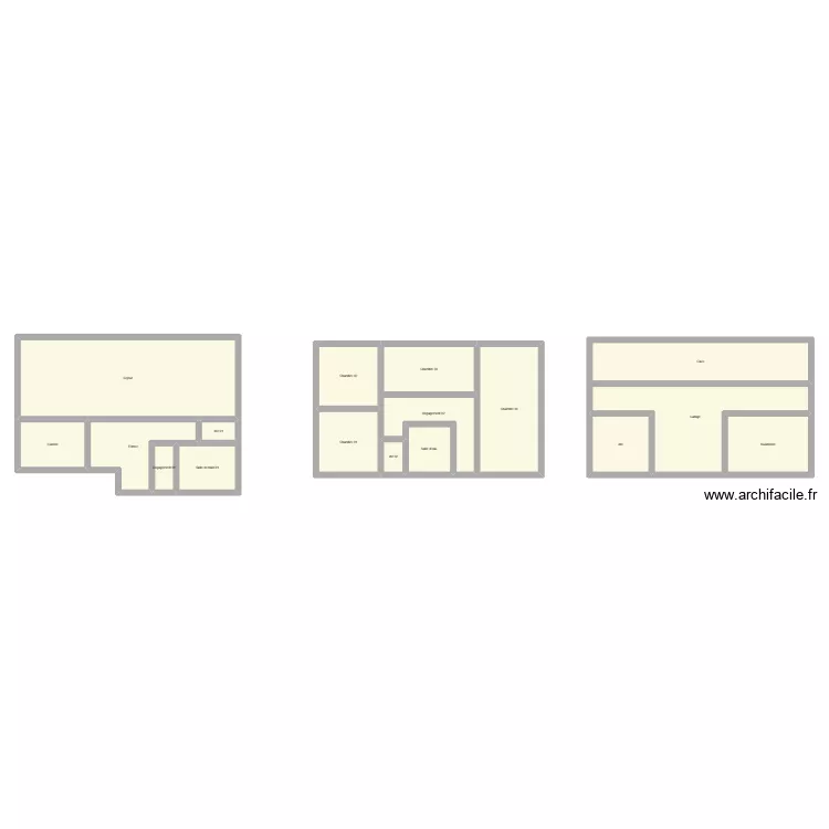 350602766. Plan de 17  et 258 m²