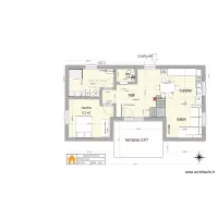 maison MEUSSIA. Cote r&eacute;servation &eacute;gout et eau