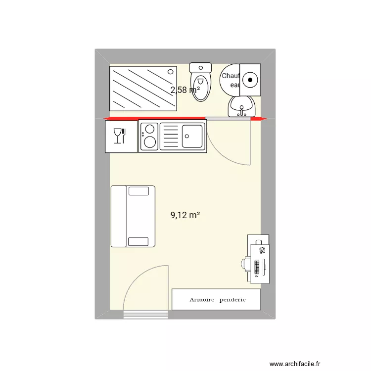 STUIO BIS. Plan de 