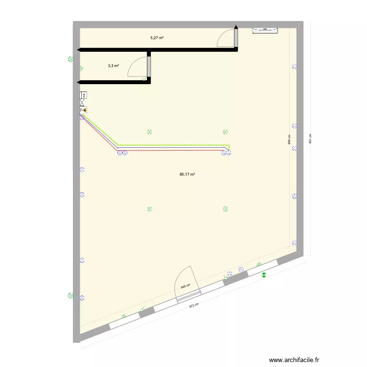 leduc. Plan de 0 pièce et 0 m2
