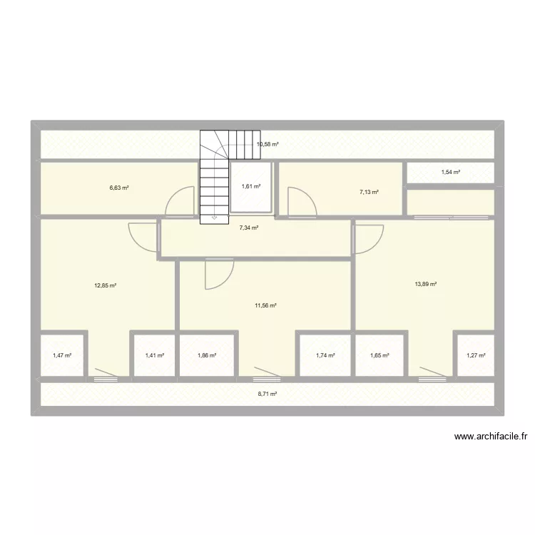 MDS Etage. Plan de 16 et 91 m² MDS Etage. Plan de 16 et 91 m²