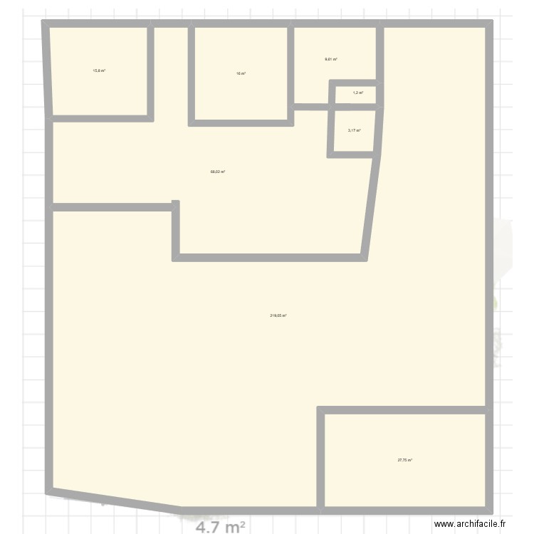 LES ALEXIS PLAN. Plan de 16 pièces et 721 m2