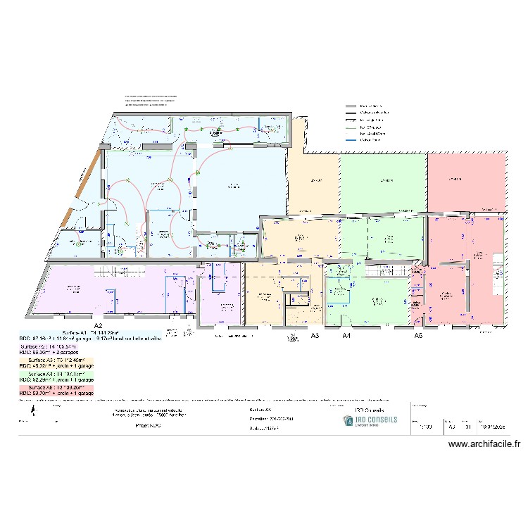 AUREILHAN RDC. Plan de 0 pièce et 0 m2