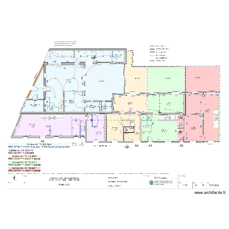 AUREILHAN RDC. Plan de 