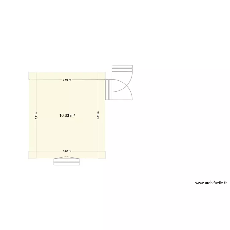 STUDIO MONTROUGE V2. Plan de 1 Pièce et 10 m² STUDIO MONTROUGE V2. Plan de 1 Pièce et 10 m²