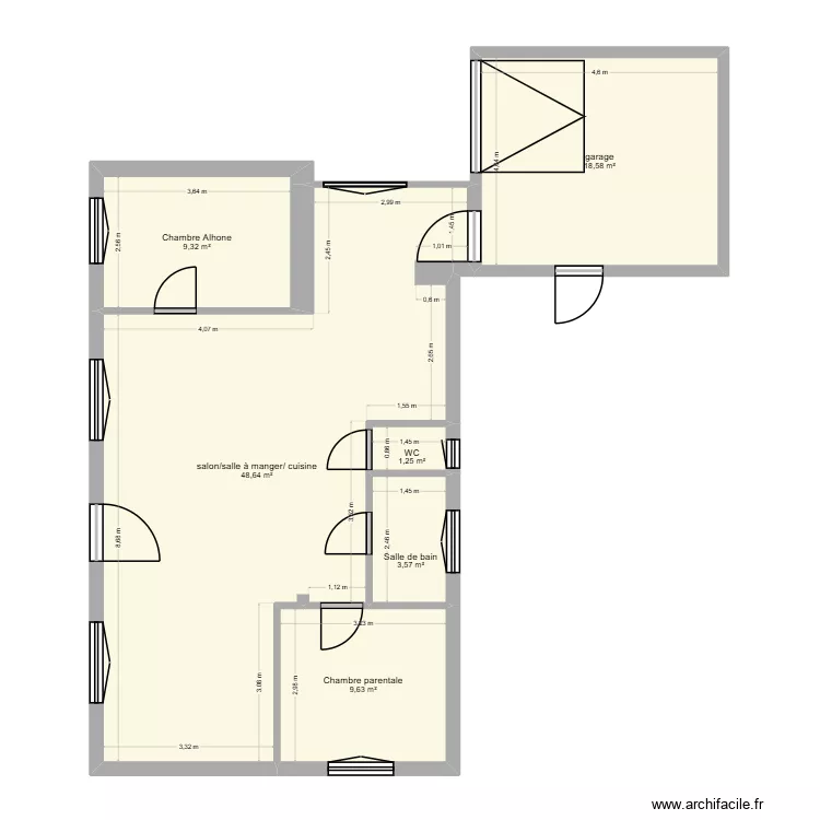 new maison. Plan de 6 et 91 m² new maison. Plan de 6 et 91 m²