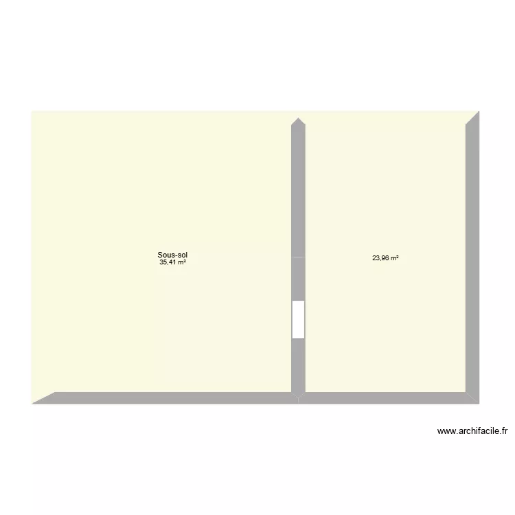 Schwartz. Plan de 2 Pièces et 59 m² Schwartz. Plan de 2 Pièces et 59 m²