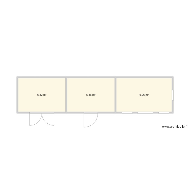 Fiordalisi 2. Plan de 3 pièces et 17 m2