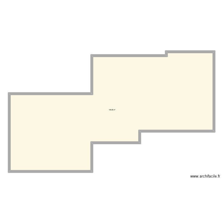 maison. Plan de 1 pièce et 187 m2