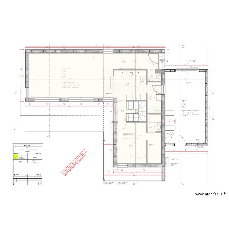 ARCHIFACIL1. Plan de 1 pièce et 87 m2