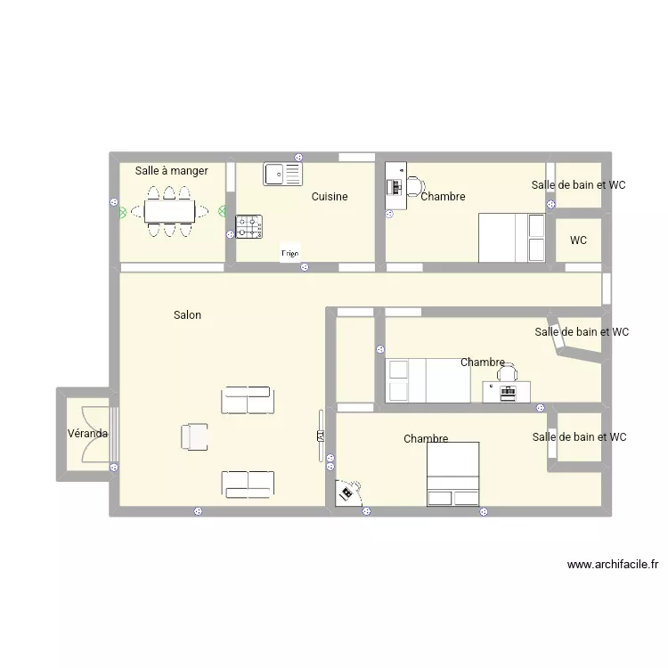 Maison. Plan de Maison. Plan de