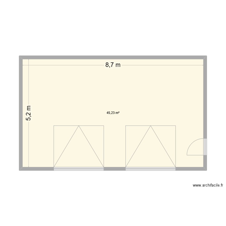 GARAGE 1. Plan de 0 pièce et 0 m2