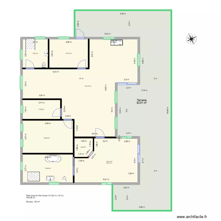 Plan maison plus petite. Plan de Plan maison plus petite. Plan de