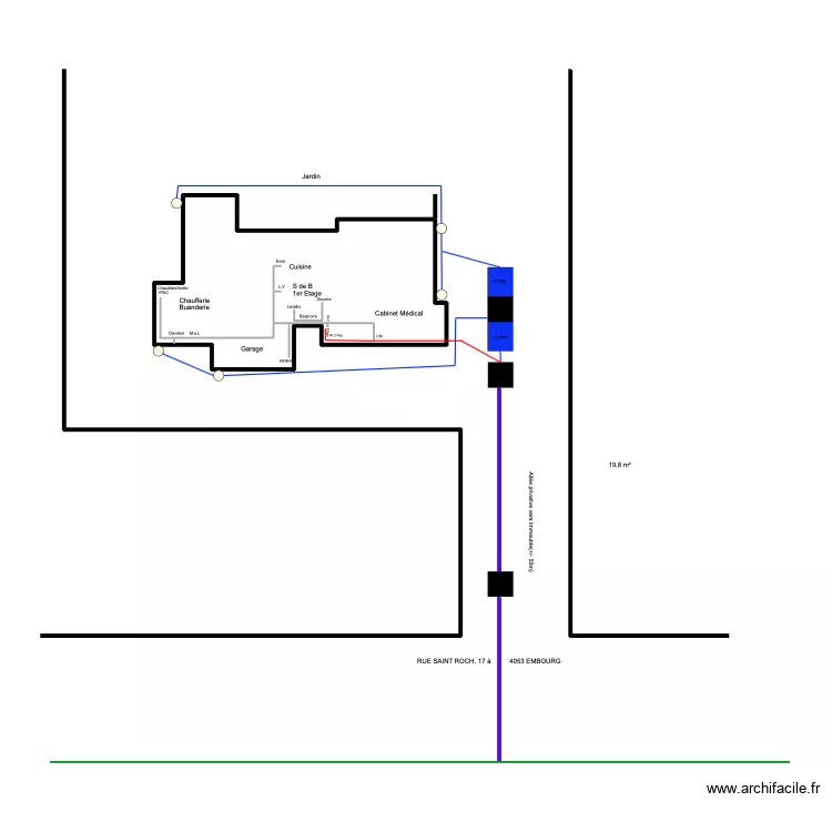 du culot embourgeois&eacute;. Plan de 