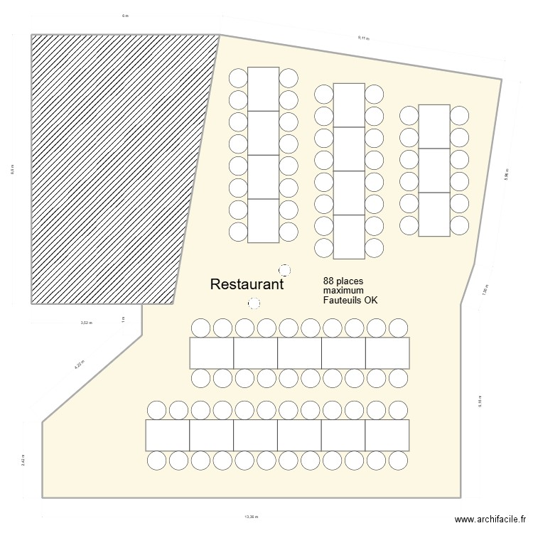 SAM V2. Plan de 2 pièces et 193 m2