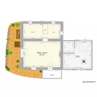 plan paysage ext&eacute;rieure maison 