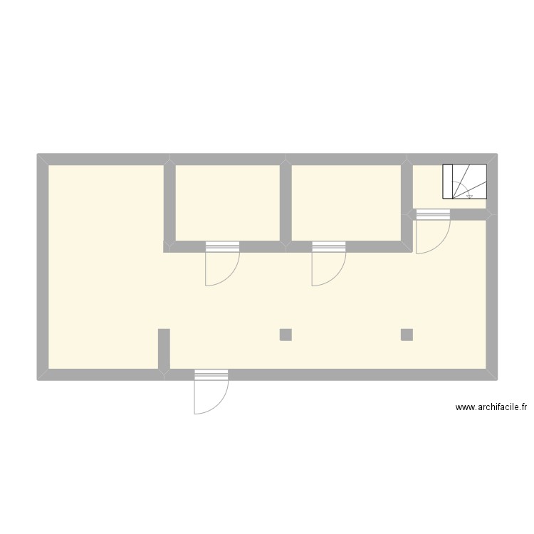 PHAR EPSNF. Plan de 4 pièces et 46 m2