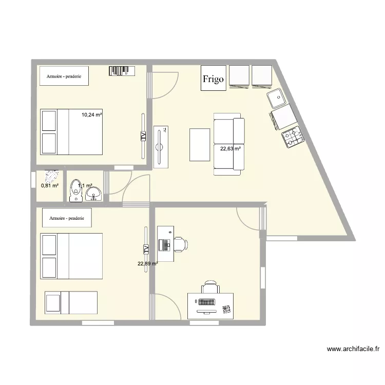 kayyyy. Plan de 5 et 58 m² kayyyy. Plan de 5 et 58 m²