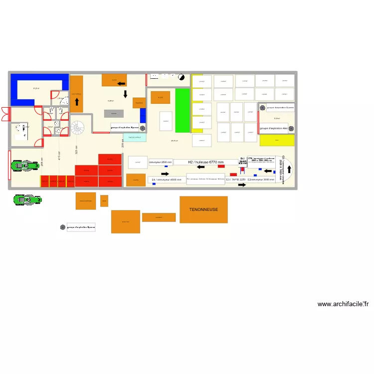 PROJET IMPLANTATION LES ULIS V4. Plan de 
