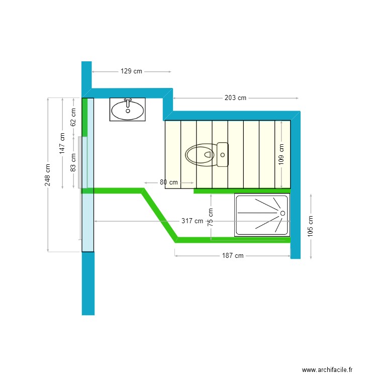 WC GRACIO. Plan de 0 pièce et 0 m2