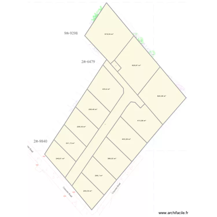COCO KALM 13. Plan de 15  et 5836 m²