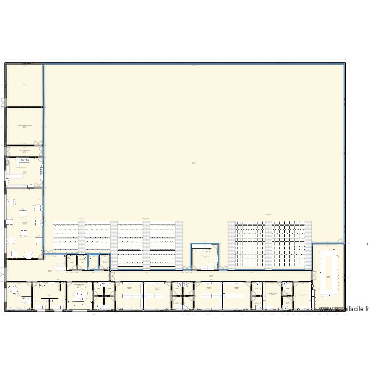 salle 01 - 16. Plan de 31 pièces et 2654 m2