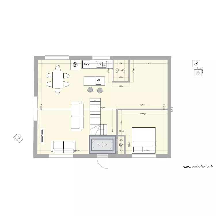 maison . Plan de 