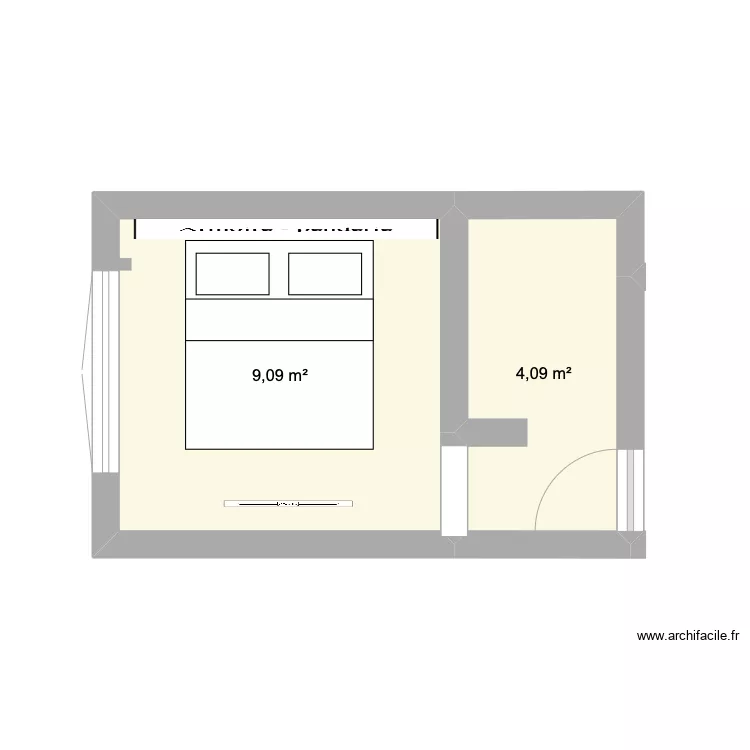 chambre parents. Plan de chambre parents. Plan de