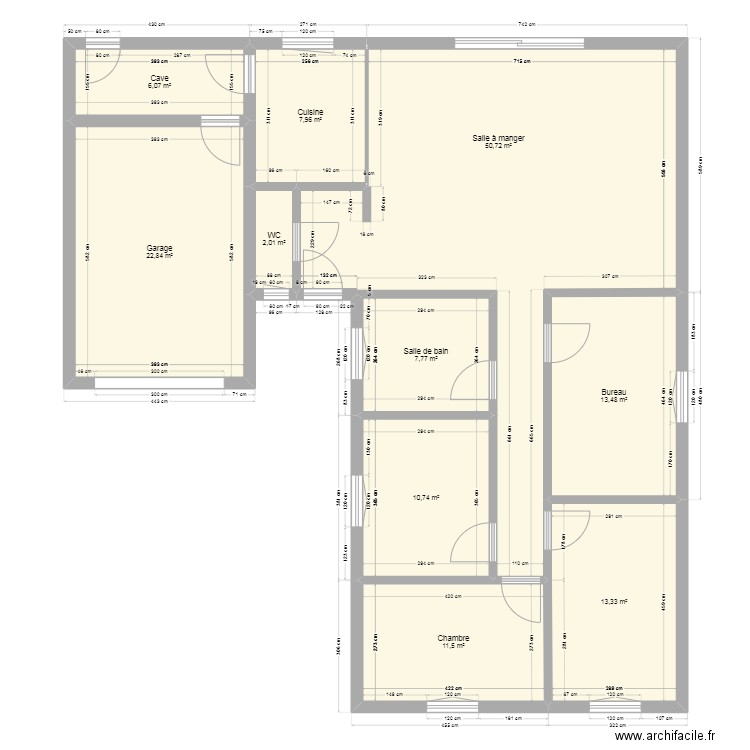 maison12. Plan de 10 pièces et 146 m2