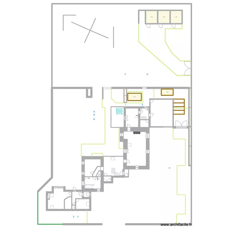 St Pol de Leon propriété. Plan de St Pol de Leon propriété. Plan de
