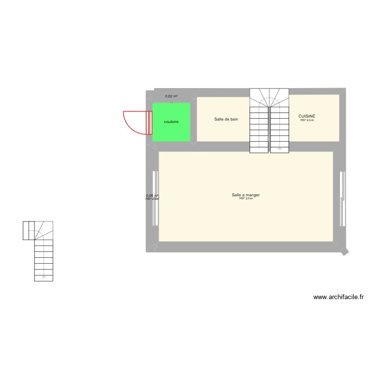 texte desertines. Plan de 0 pièce et 0 m2