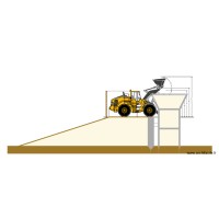 Mur rampe en coupe sans butée 4m
