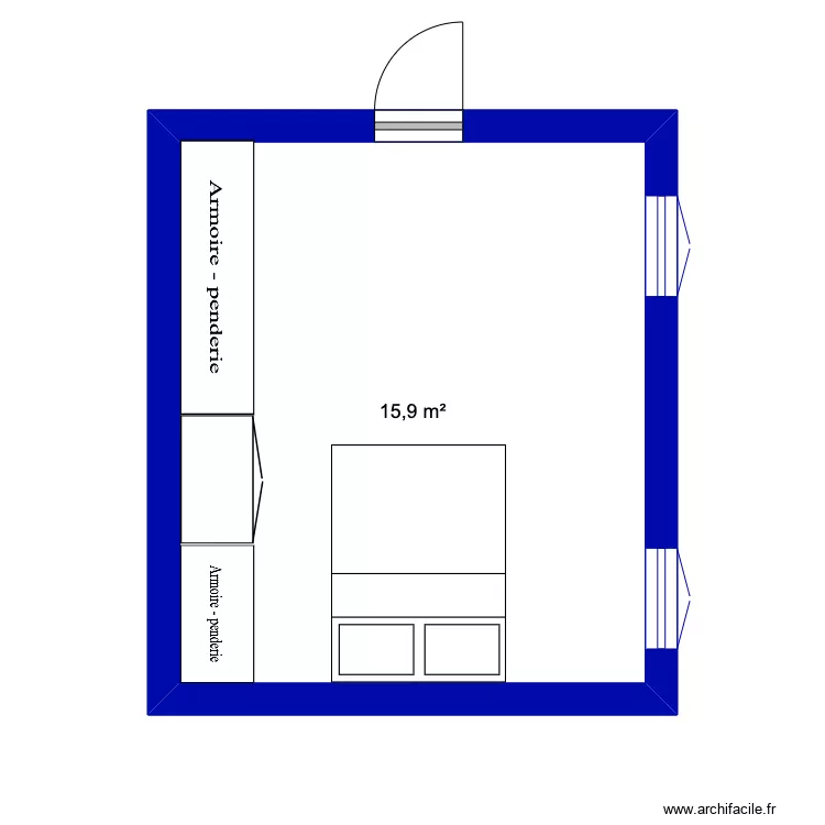 chambre maman . Plan de 