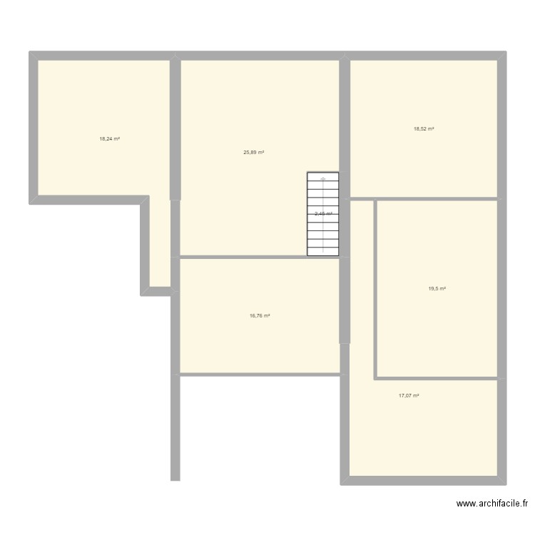 Roy. Plan de 13 pièces et 226 m2